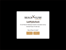 Tablet Screenshot of maxxium.nl